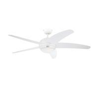 Ventilateur de plafond Bendan Blanc avec éclairage Blanc