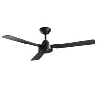 Bayside Calypso Ventilateur de plafond 45 W (Ø x H) 1220 mm x 310 mm noir avec interrupteur mural