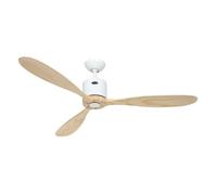 Ventilateur de plafond - CASAFAN - AEROPLAN ECO - Bois massif millénaire - 6 vitesses - LED blanc neutre