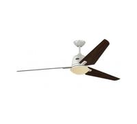 Ventilateur de plafond - CasaFan - Eco Aviatos 162 - Blanc et marron - 6 vitesses - Économie d'énergie