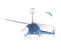 Cecotec Ventilateur De Plafond Avec Lumière EnergySilence Aero 4600 Helicopter. 36 W, Diamètre 100 cm, 6 Vitesses, 4 Pales, LED 32 W et Minuterie, Mode Été/Hiver