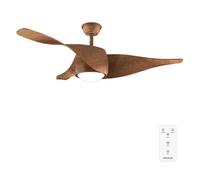 Ventilateur de plafond - CECOTEC - EnergySilence Aero 5290 BlackWood - 132 cm - Moteur DC 40 W - Lampe LED 18 W