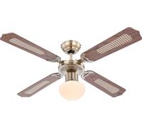 Ventilateur de plafond Champion Chêne 106 cm GLOBO
