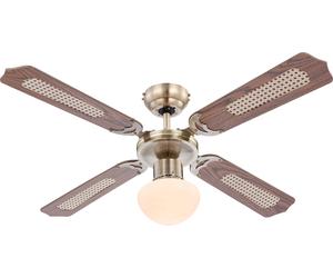 Ventilateur de plafond Champion Chêne 106 cm GLOBO