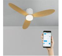 Ventilateur de plafond - Create - Avec lumière - Ø132 cm - Silencieux - WiFi + Télécommande