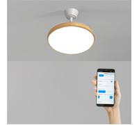 Ventilateur de plafond - Create - Avec lumière - Pales rétractables - LED 3 températures - WiFi