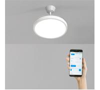 Ventilateur de plafond - Create - Avec lumière - Pales rétractables - LED 3 températures - WiFi