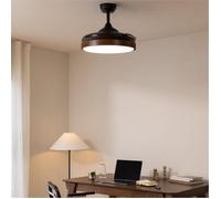 CREATE Ventilateur de plafond WIND CLEAR S 40W silencieux pales rétractables LED sans Wi‑Fi