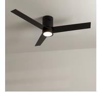 Windlight minimal dc - ventilateur de plafond 40w silencieux ø132 cm avec lumière - Noir