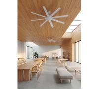 Ventilateur de plafond - Create - Sans lumière - Silencieux - Fonction été/hiver - Blanc
