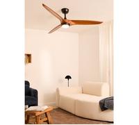 CREATE Ventilateur de plafond WIND CENTURY Ø152 cm 40W lumière LED 3 températures télécommande noir