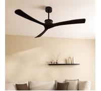 CREATE Ventilateur de plafond WINDLARGE – Ø152 cm, 40W, moteur DC, 6 vitesses, télécommande, noir