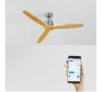 CREATE Ventilateur de plafond WIND STYLANCE NATURAL WOOD 40W silencieux bois sans lumière