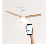Ventilateur de plafond - Create - WIND STYLANCE - Silencieux - Bois - Télécommande