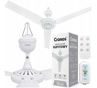 Ventilateur de plafond Cronos FC11-70 70 cm Blanc + Télécommande