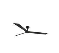 Ventilateur de plafond CRUISER XL acier, aluminium noir mat H: 23,2cm Ø160cm