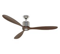 Ventilateur de plafond DC Aeroplan Eco Chrome / Noyer CasaFan