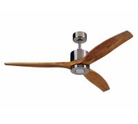 Ventilateur de plafond DC Airfusion Akmani LED Chrome Lucci Air