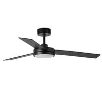 Ventilateur de plafond DC Barth Noir avec LED Faro