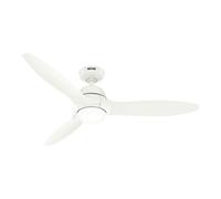 Ventilateur de plafond DC Calabasas Blanc avec LED Hunter Fans