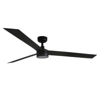 Ventilateur de plafond DC Cruiser XL Noir avec LED Faro