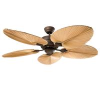 Ventilateur de plafond DC Eco Elements Marron / Palmier CasaFan