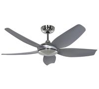 Ventilateur de plafond DC Eco Volare II 116 BN-GR Chrome / Nickel brossé