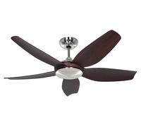 Ventilateur de plafond DC Eco Volare II 116 BN-NO Chrome / Nickel brossé
