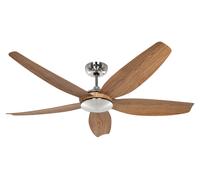 Ventilateur de plafond DC Eco Volare II 142 BN-CH CasaFan