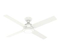 Ventilateur de plafond DC Greta Blanc 132 cm avec LED Hunter Fans