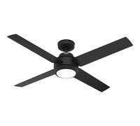 Ventilateur de plafond DC Greta Noir 132 cm avec LED Hunter Fans