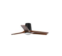FARO BARCELONA 338371S - HEYWOOD TUB LED S Ventilateur noir/noyer 10 W SWT