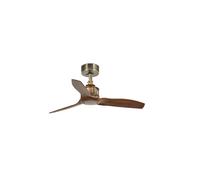 Ventilateur de plafond DC Just Fan XS Laiton / Noyer Faro
