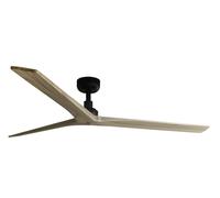 Ventilateur de plafond DC Klim L Noir-Chêne Faro