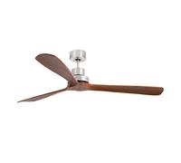 Ventilateur de plafond DC Lantau XL Nickel / Noyer Faro