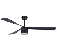 Ventilateur de plafond DC Peregrine Noir avec LED Lucci Air