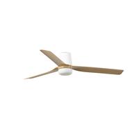Ventilateur de plafond DC Punt Tub Blanc-Érable avec LED Faro