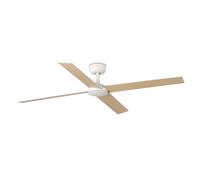 Ventilateur de plafond DC Rudder L-4 Blanc avec télécommande Faro