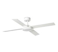 Faro Barcelona Ventilateur SAINT L blanc LED télécommande temporisateur fonction inverse phare