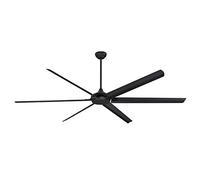 Ventilateur de Plafond d'Intérieur Westinghouse Lighting Widespan de 254 cm en Noir Mat avec Télécommande et Moteur CC