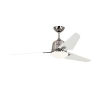 Ventilateur de plafond ECO AVIATOS 132 BN WE laqué blanc