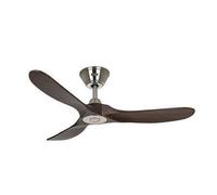 CasaFan Ventilateur de plafond Eco genuino NB – basse consommation, chrome brossé, 122 cm
