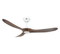 Ventilateur de plafond Eco Genuino DC 152 Blanc-Noyer CasaFan