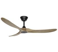 Ventilateur de plafond Eco Genuino DC 152 Noir & Chêne CasaFan