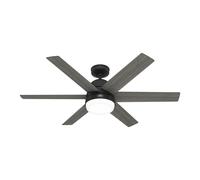 Ventilateur de plafond Éco Hunter Arete Noir Ventilateur Télécommande Éclairage