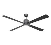Ventilateur de plafond Eco Neo III 152 BG Noir / Teck CasaFan