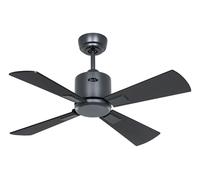 Ventilateur de plafond Eco Neo III 92 BG Noir / Teck CasaFan