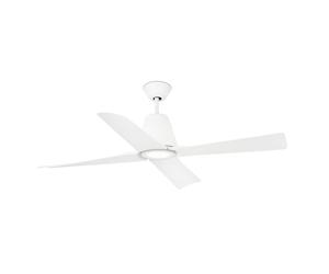 Ventilateur de plafond extérieur Typhoon DC Blanc avec LED Faro