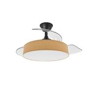 Ventilateur de plafond Fabrilamp boga 72W noir/jaune