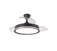 Ventilateur de plafond Fabrilamp cacique dc 59+7w 59w noir